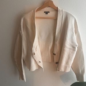 cropped cardigan
